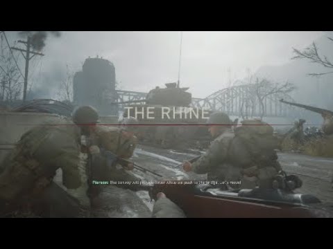CoD WW2 campaign Pt 11: The Rhine & Epilogue - Playthrough (No Commentary)