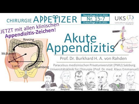 Akute Appendizitis CHIRURGIE APPetizer Nr. 15-7 FINAL