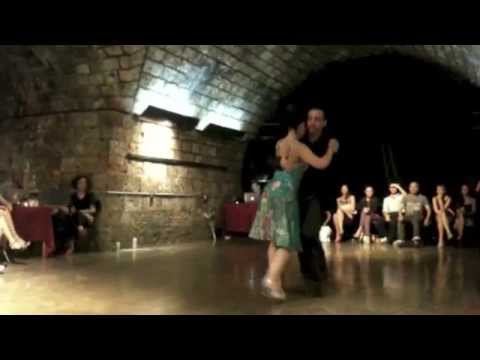  Delphine Blanco  and  Claudio Coppola  are  dancing  to  "  Abandonada  "  by  Francisco Canaro