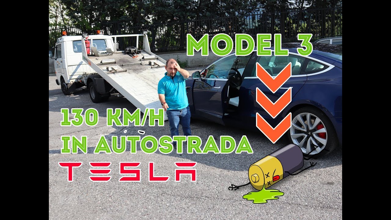 Tesla Model 3 Performance, 313 km in autostrada tra vento e velocità ridotta