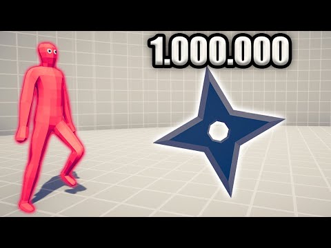 1.000.000 DAMAGE NINJA vs RANDOM UNITS - TABS | Totally Accurate Battle Simulator 2025