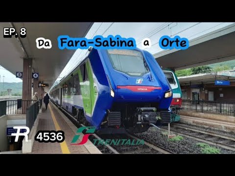 Da FARA-SABINA a ORTE a bordo dell'HTR412-016! | VIAGGI IN TRENO EP.8