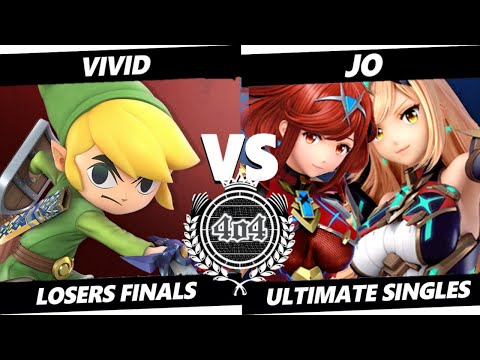 4o4 Smash Night 99 - YMHB| Vega (Toon Link) vs EVC| jo (Mythra, Pyra) - Losers Final