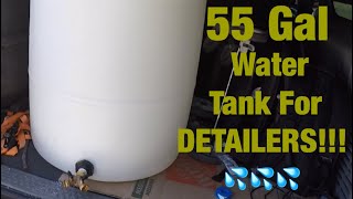 55 Gallon Drum Water Tank Conversion
