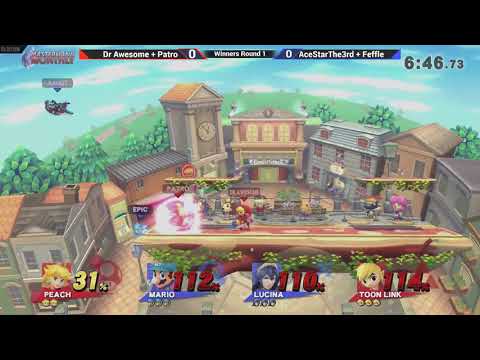 MHM:07-18 [Wii U] - Dr Awesome + Patro () vs AceStarThe3rd + Feffle () - Winners Round 1