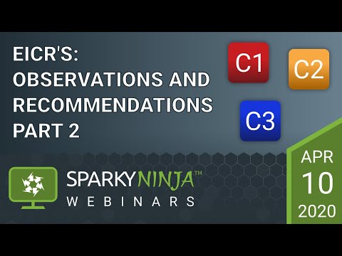 Inspection & testing, a discussion on observations & recommendations PART 2 - A SparkyNinja Webinar