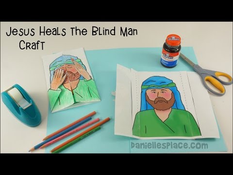 Jesus Heals the Blind Man Craft