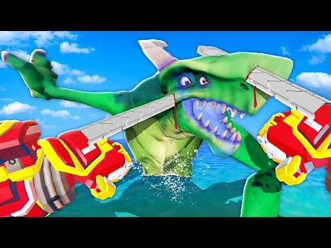 Fighting NEW OROCHI KAIJU as a MECH (Kaiju Battle Simulator VR)