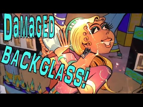 This 1973 Williams Jubilee Pinball Machine Backglass is DESTROYED, Let's Attempt To Make It Better!