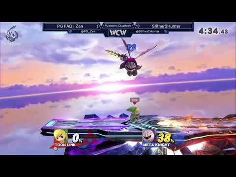 WCW 21 - S2H (Meta Knight) vs PG | Zan (Toon Link) Winners Quarters