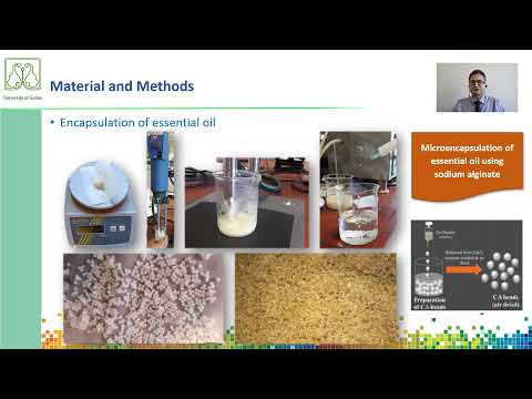 168_VIDEO_Microencapsulation of ajowan essential oil within alginate Effects on performance and