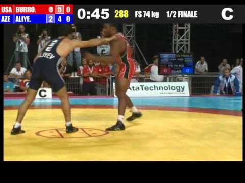 74kg - Jordan Borroughs (USA) vs Ashraf Aliyev (AZE) 2011 world championship