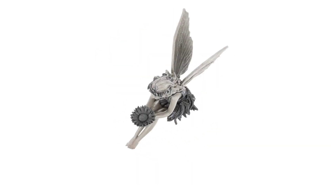 The Sunflower Fairy Bird Feeder Statue Video