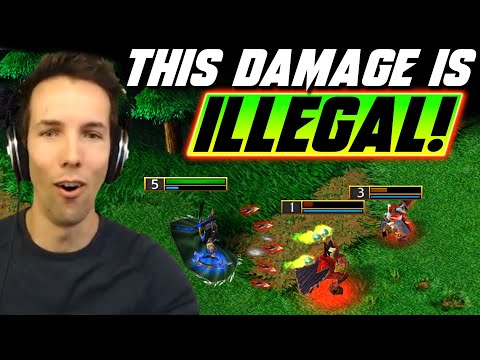 This NEW Warden Damage should be ILLEGAL! - WC3 PTR - Grubby