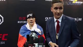 Интервью Петра Яна после боя UFC Moscow