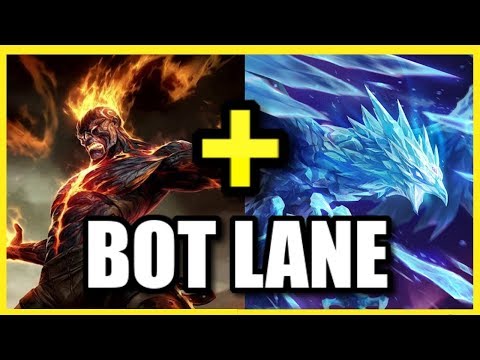 (FIRE AND ICE!) THIS BRAND + ANIVIA BOTLANE IS 1000% HILARIOUS!  THE BEST OFF-META BOT LANE IN S10!