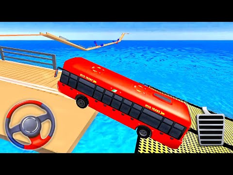 Impossible Bus Stunt Driving #2 - Mega Ramp Racing Simulator - Best Android GamePlay