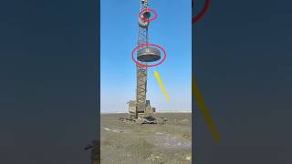 Dynamic soil compaction | ground improvement technique 👽 #shorts #construction #technology #machine