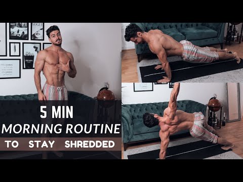 5 MIN WAKE UP CALL ROUTINE TO STAY SHREDDED | Rowan Row