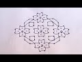 12*2*2 dots rangoli|easy Pongal rangoli|creative sankranti muggulu|BY THULASI CREATIVE RANGOLI