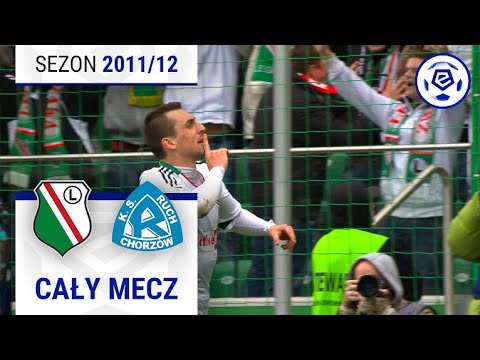 (1/2) Legia Warszawa - Ruch Chorzów | CAŁY MECZ | Ekstraklasa 2011/12 | 25. Kolejka