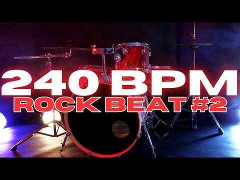 240 BPM - Rock Drum Beat - Loop 2