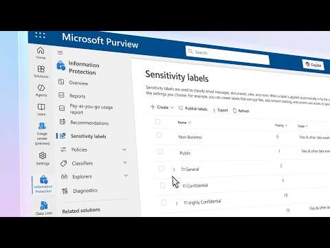 Microsoft Purview: Label Files for Speed & Safety Microsoft Purview: Label Files for Speed & Safety