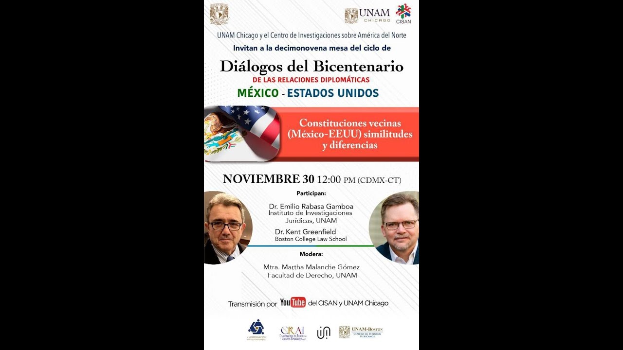 Diálogos del Bicentenario de las Relaciones Diplomáticas entre MEX-EEUU (Decimonovena mesa)