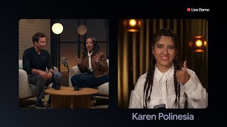 Made by Google '25 Sophia Williams and Karen Polinesia Real Time Translation Demo
