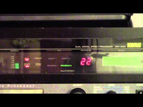 Korg DRV-3000 Dual Channel Multi-Effects Rack - FULLY TESTED image 9