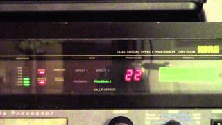 Video thumbnail for Korg DRV3000 effects examples by Pulsophonic