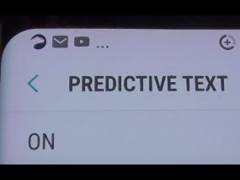 Samsung Galaxy S8: How to Enable / Disable Keyboard Predictive Text