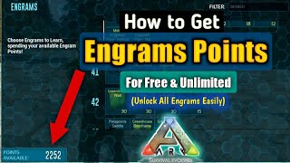 How to Get Unlimited Engram Points for Free - ARK: Survival Evolved Mobile | Unlock All Engrams