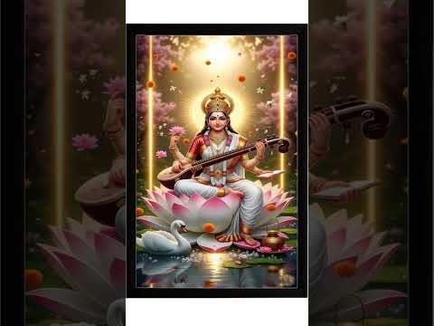 वीणा वादिनी सरस्वती माँ #shri #Saraswati maa#Basant panchmi#Saraswati Pujan#shorts #viral #ytshorts