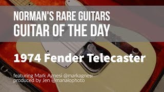 Video thumbnail for Norman's Rare Guitars - Guitar of the Day: 1974 Fender Telecaster by Normans Rare Guitars