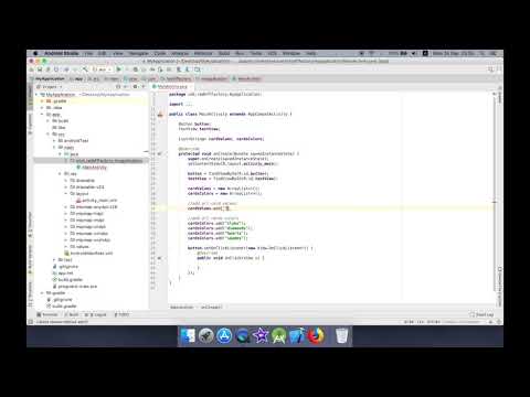 Develop Random Card Generator in Android Studio - YouTube