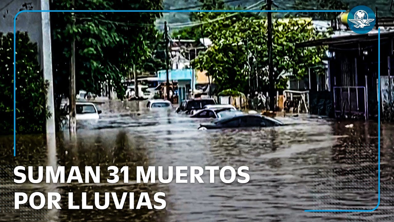Lluvias dejan 31 muertos y a Poza Rica bajo el agua