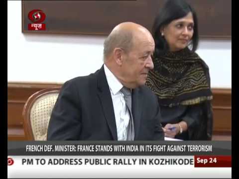 French Defence Minister calls on PM Modi