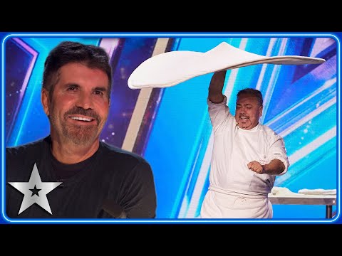 Is this the BIGGEST PIZZA EVER? | Auditions | BGT 2023