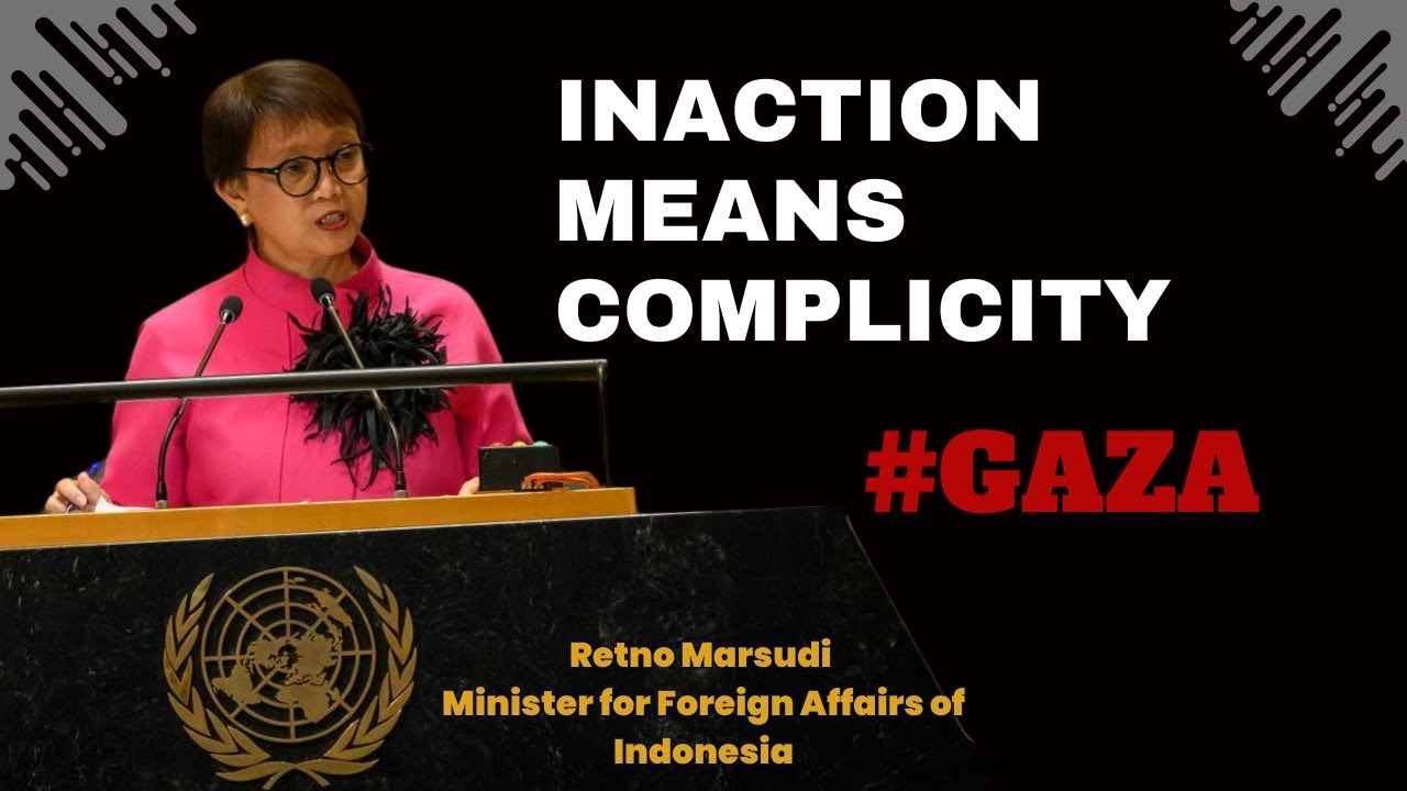 As I speak now, more than 41,000 people in Gaza have been killed, says Indonesia's Foreign Minister