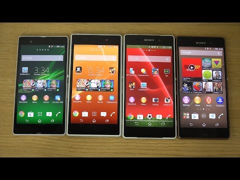 Sony Xperia Z3 vs. Sony Xperia Z2 vs. Sony Xperia Z1 vs. Sony Xperia Z - Benchmark Speed Test