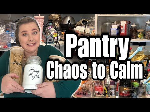 Pantry Makeover That Changed Everything | Declutter, Project Pantry & Self Love Through Organization