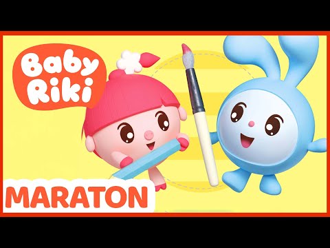 BabyRiki MARATON  3 ORE | Desene animate pentru Copii de Grădiniță
