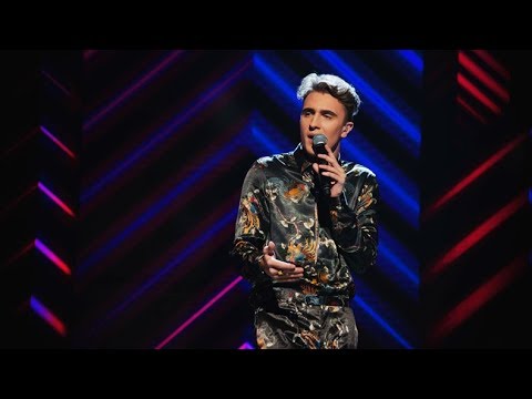 Kevin Olsson sjunger Jealous i Idol 2017 - Idol Sverige (TV4)