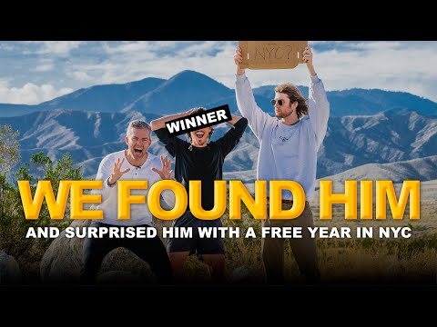 I GAVE AWAY A FREE YEAR IN NYC TO....