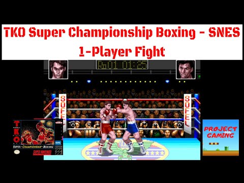 TKO Super Championship Boxing | SNES | 1-Player Fight
