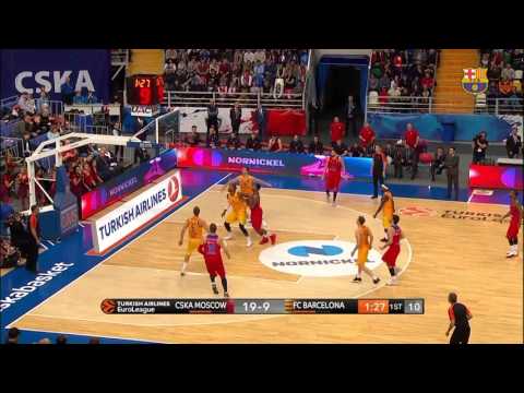 [HIGHLIGHTS] BASKET (Eurolliga): CSKA - FC Barcelona Lassa (92-76)