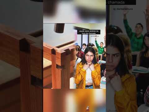 ALUNO ANSIOSO NA CHAMADA - bárbara coura #shorts