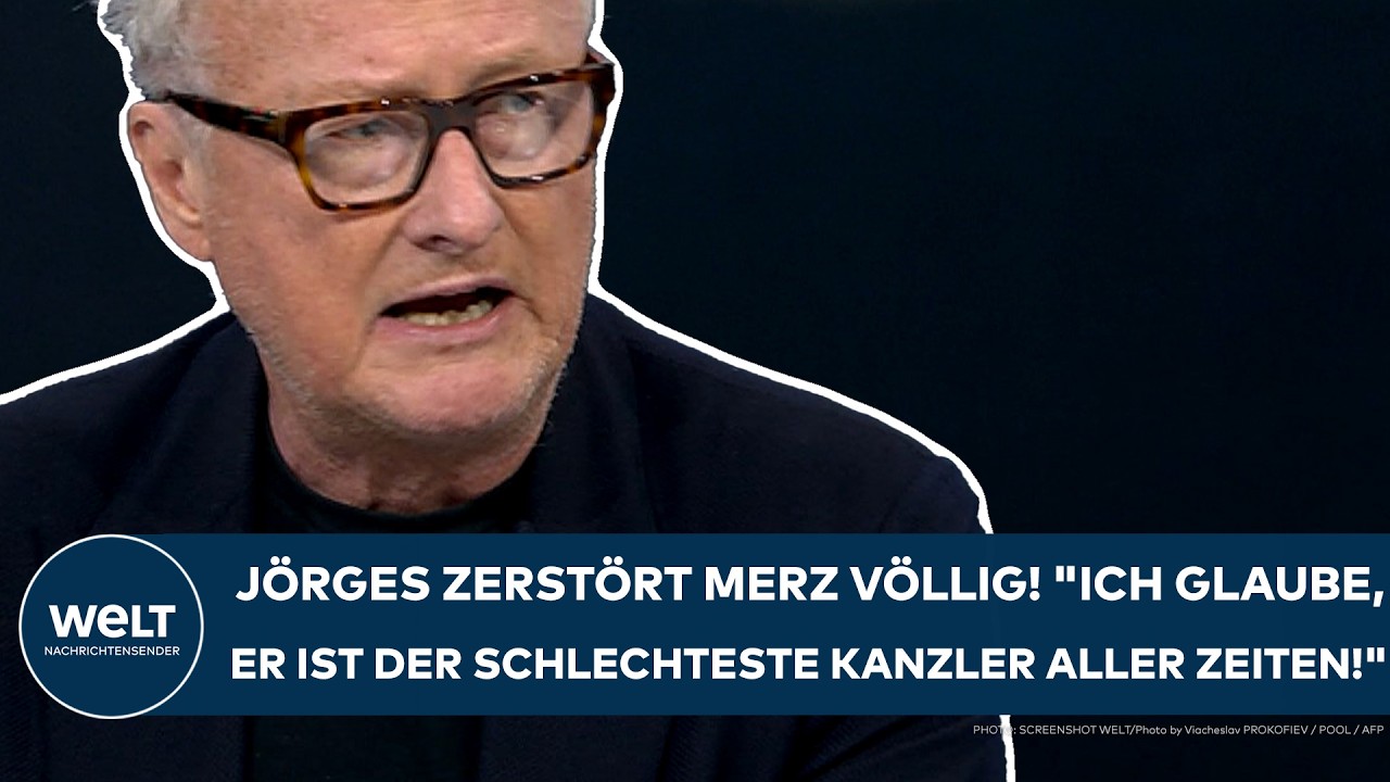 DEUTSCHLAND: Jörges zerstört Merz völlig! "Ich glaube, er ist der schlechteste Kanzler aller Zeiten"