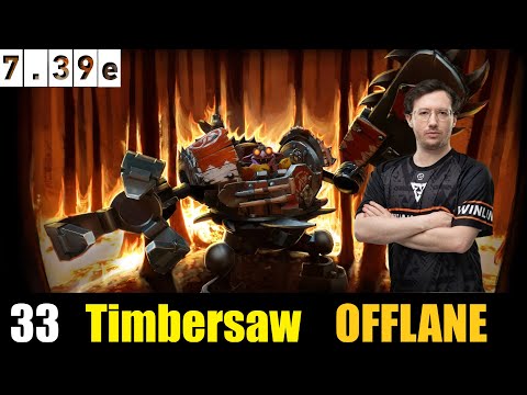 🤯 33  [Timbersaw] OFFLANE 7.39E- DOTA 2 HIGHEST MMR MATCH#dota2gameplay  #dota2